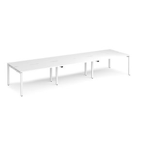 Adapt sliding top triple B2B desks 1200