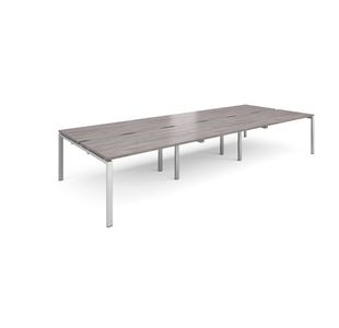 Adapt Sliding Top Triple B2B Desks 1600