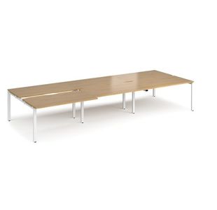 Adapt Sliding Top Triple B2B Desks 1600