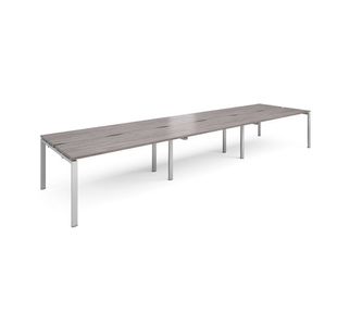 Adapt sliding top triple B2B desks 1200