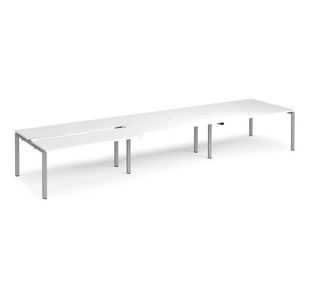 Adapt sliding top triple B2B desks 1200