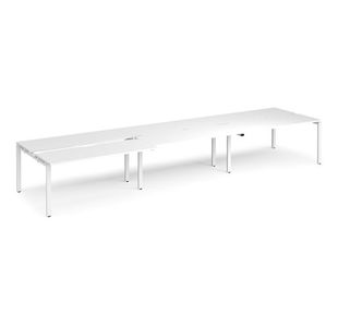 Adapt sliding top triple B2B desks 1200