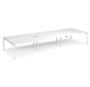 Adapt sliding top triple B2B desks 1600