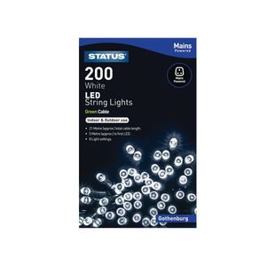 Gothenburg 200 Led String Lights Wht