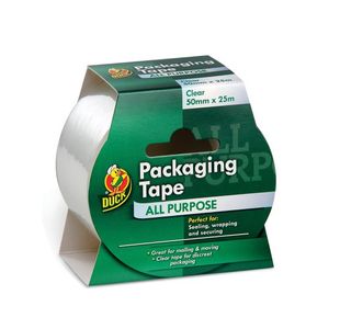 Ducktape Pkgg Tpe 50Mmx25M Clr Pk6