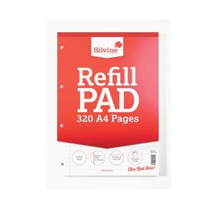 Silvine Refill Pad 320P R/M A4 Pk3