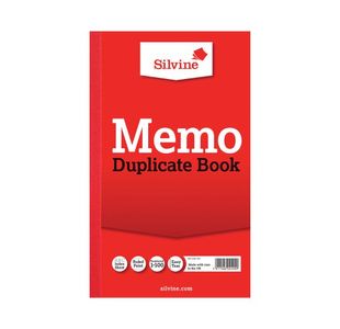 Duplicate Book 8.25X5 Memo Silvine 601