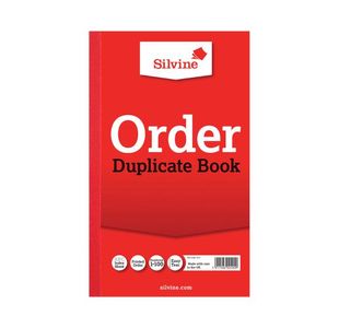 Duplicate Book 8.25X5 Order Silvine 610