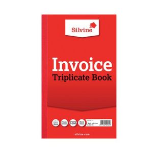 Triplicate Book 8.25X5 Inv Silvine 619