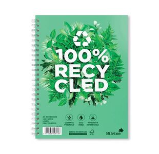 Silvine Recyc A5 Wiro Nbook Grn R103