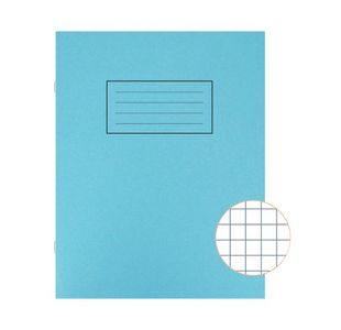 Silvine 9X7 Exer Books 7Mm Sq Blue Ex106