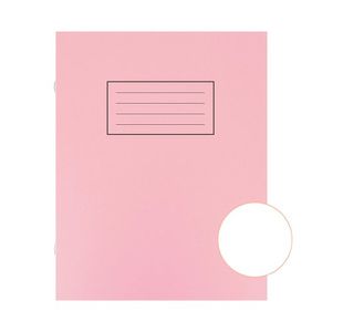 Silvine 9X7 Exer Books 80Page 75Grm Pink