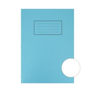 Silvine A4 Exercise Book 80Pps Plain Blu