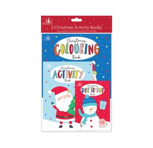 Christmas Activity Books 3-Pk Pk6