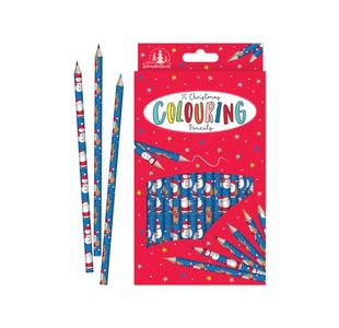 Christmas Colour Pencils 15-Pk Pk12