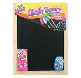 Chalk Board And Eraser Set Pk12