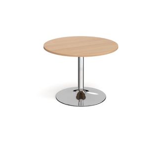 Trumpet base circular boardroom table