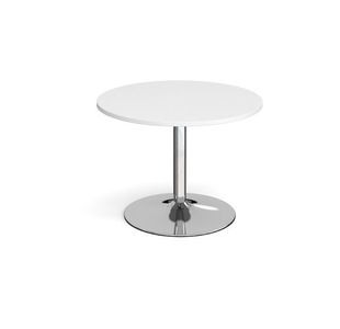 Trumpet base circular boardroom table