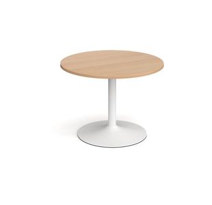 Trumpet base circular boardroom table