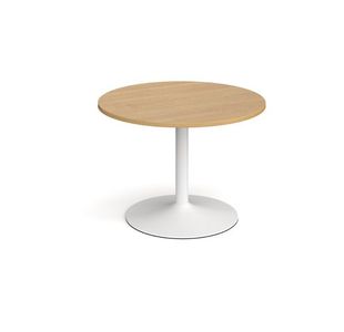 Trumpet base circular boardroom table