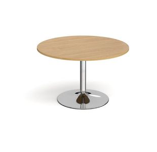 Trumpet base circular boardroom table