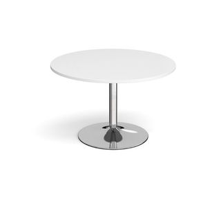 Trumpet base circular boardroom table