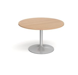 Trumpet base circular boardroom table