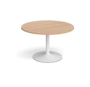 Trumpet base circular boardroom table