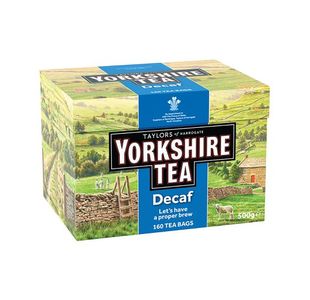 Yorkshire Tea Bags 160 Decaff