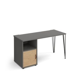 Tikal hairpin 600mm desk & ped/door