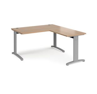 TR10 single desk with return