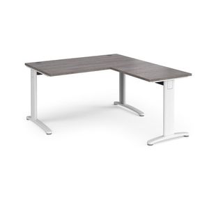 TR10 single desk with return