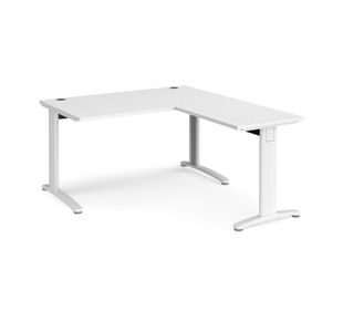 TR10 single desk with return