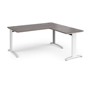 TR10 single desk with return