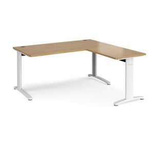 TR10 single desk with return