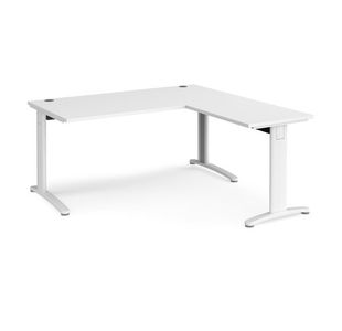 TR10 single desk with return