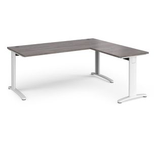 TR10 single desk with return