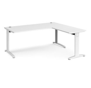 TR10 single desk with return