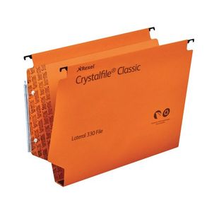 Rexel Crystalfile Lat File Org Pk25