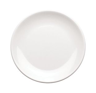 Plate Round 7 Inch 18cm Mela Wht Pk6