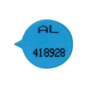 Go Secure Numbered Round Seal Blue