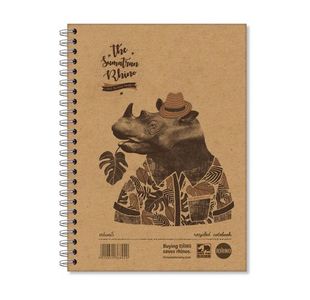 Rhino Recy Wbnd Notebook 160P A5 Pk5