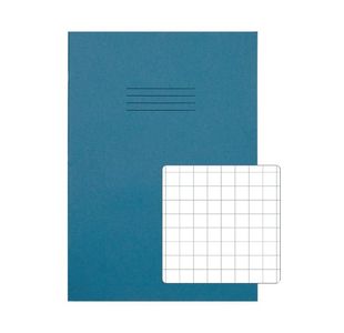 Rhino A4 Ex Book 10mm Sq L/Blue Pk50