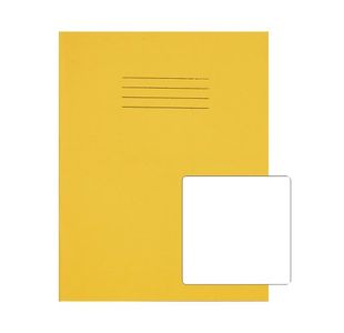 Rhino 9x7 Ex Book Plain Yellow Pk100