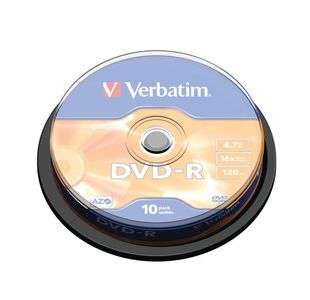 Verbatim Dvd-R 16X Nonprnt Spind10 43523