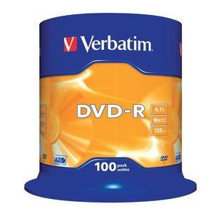 Verbatim Dvd-R 16X Spind100 43549