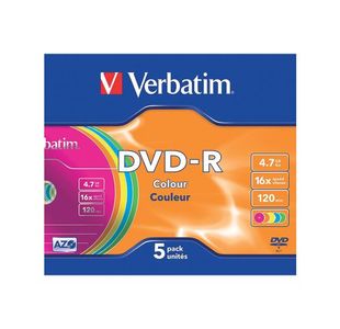 Verbatim Dvd-R 16X Nonprnt Slimp5 43557