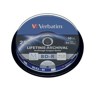 Verbatim M-Disc Blu-Ray Bd-R 25Gb 43825