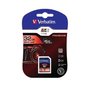 Verbatim Sdhc Crd 32Gb Class 10