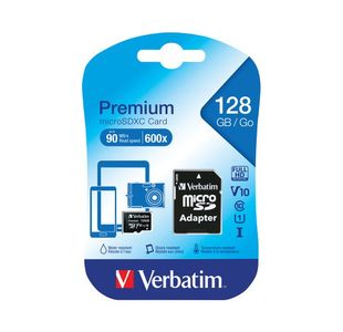 Verbatim Sdxc 128Gb Micro Card/Adapter